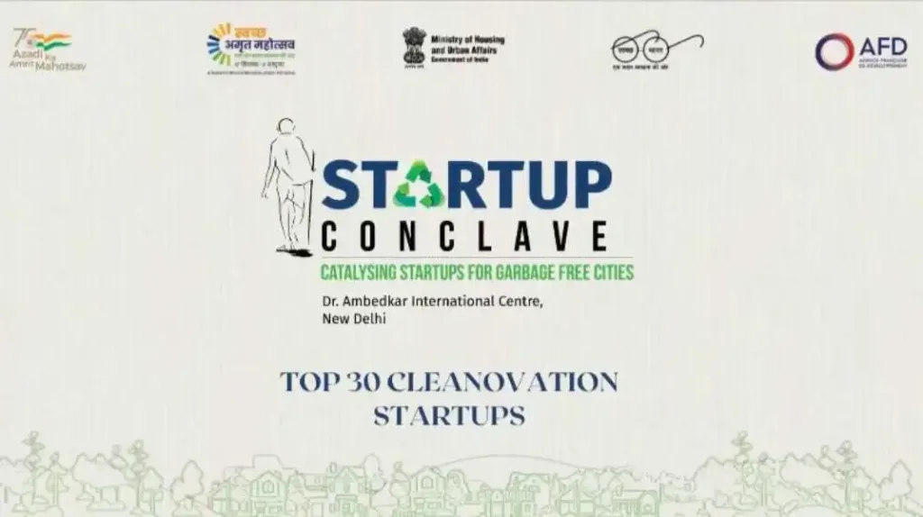 startup conclave top 30 cleanovation startup