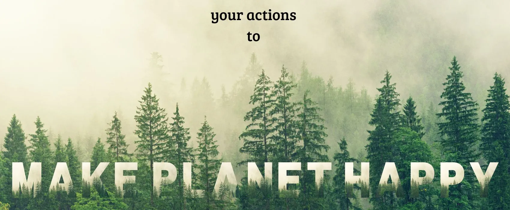 Join us to make planet happy