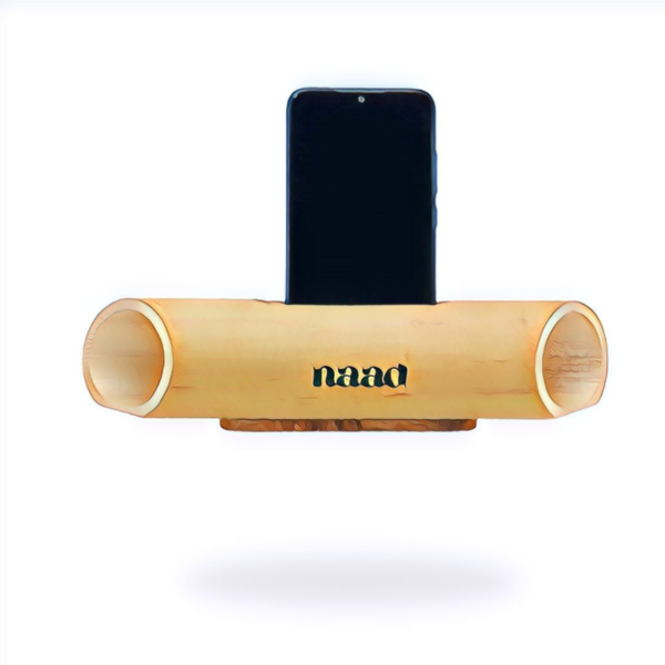 Naad Natural bamboo speaker, a chemical free gift to relax and happy.