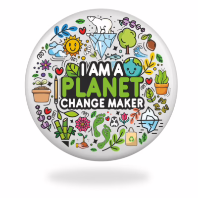 Metallic Round Badges (Pack of 100)