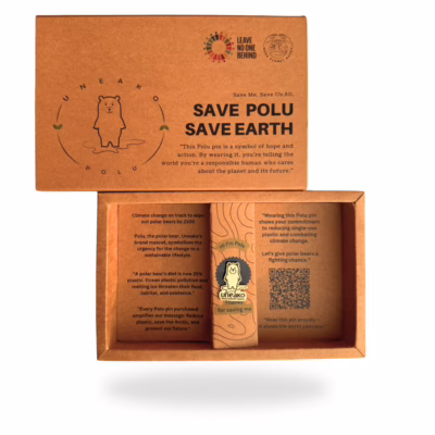 Uneako Save Polu Lapel Pin