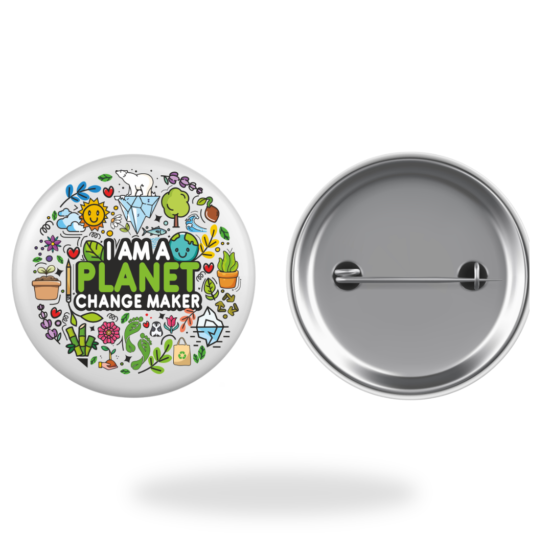 Metallic Round Badges (Pack of 100)