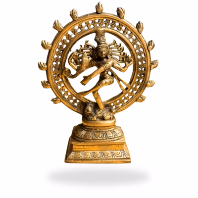 Brass Natraj Trophy in Premium Packaging (1 Kg and 6.5 Inch)