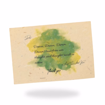 Bhoosha Sheet Invitation card & Envelope (Pack of 50)