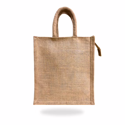Eco JUTE Zipper Bag
