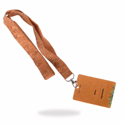 Cork Lanyard ID Card.